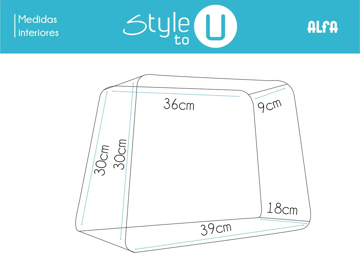 Alfa Style to You Funda para Maquina de Coser, Azul