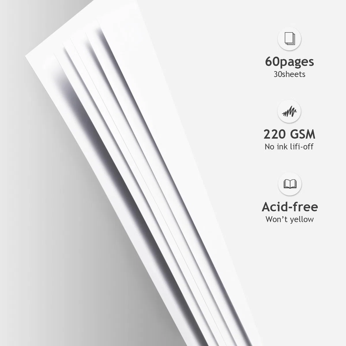 Álbum de fotos de 3 anillos grandes de 8.5 x 11 pulgadas con 30 fundas de plástico, 60 páginas en blanco, álbumes de recortes de 8.5 x 11 pulgadas, álbumes de recortes para bebés, viajes, bodas,