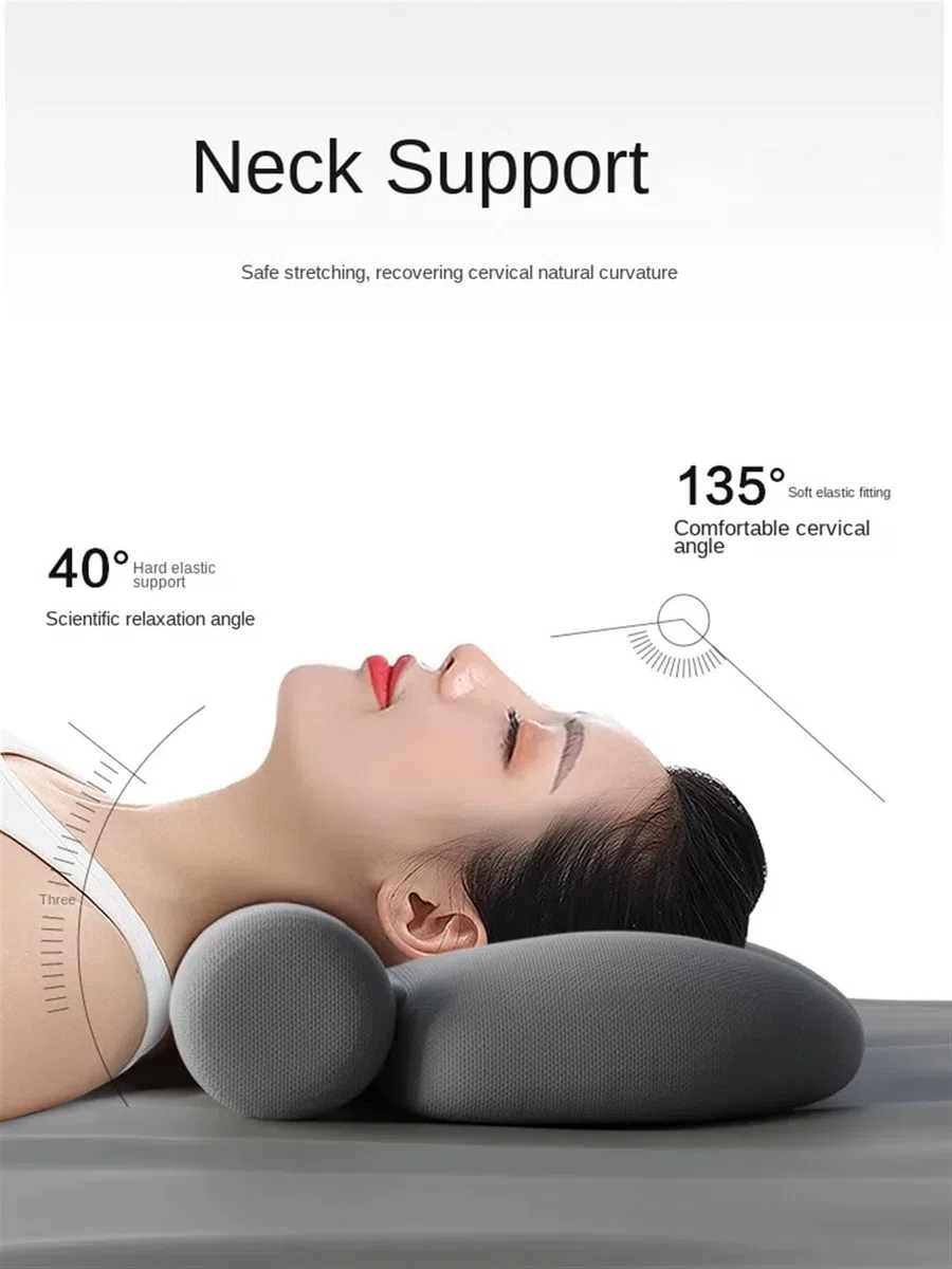 Almohada De Espuma Con Memoria Almohada de espuma viscoelástica, almohada for el cuello, almohada for la columna cervical for proteger la columna vertebral y ayudar a reparar el sueño, almohada cilínd