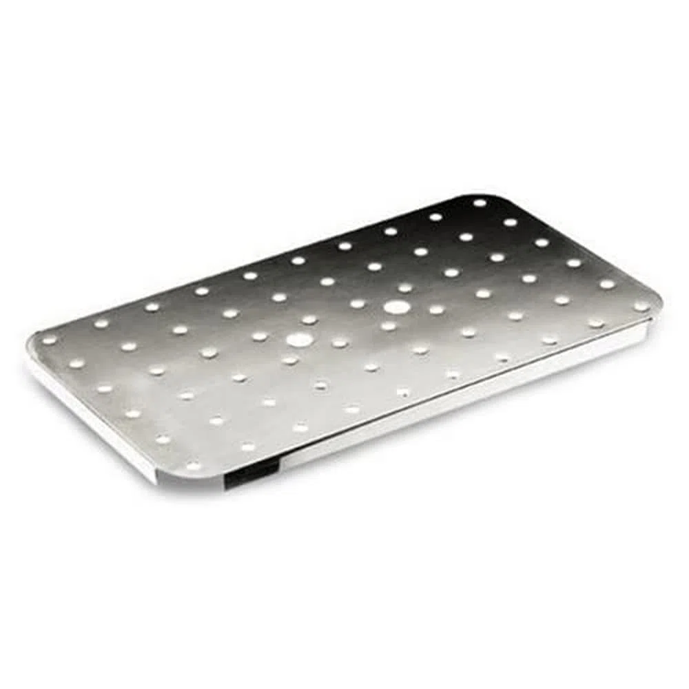 LACOR 66909 - Doble Fondo Perforado Gastronorm 2/1 Acero Inoxidable 18/10 | En acero inox 18/10, para un uso práctico y profesional en cocina; ideal para cocina profesional y uso diario en casa