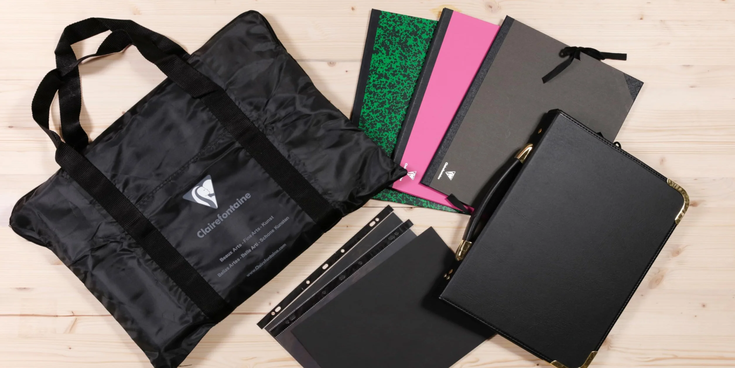 Clairefontaine Annonay "Art carpeta con elástico, verde, 52 x 72 cm