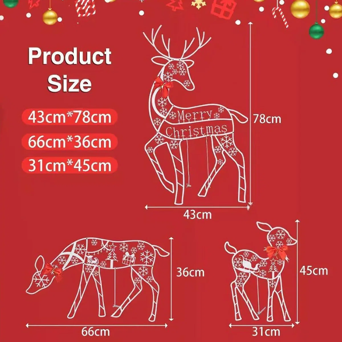 Navideños de Exterior Decoraciones De Jardín para | Decorativo Para Jardín Para Propietarios Vecindario Porche Patio Entrada Y Actividad Familiar