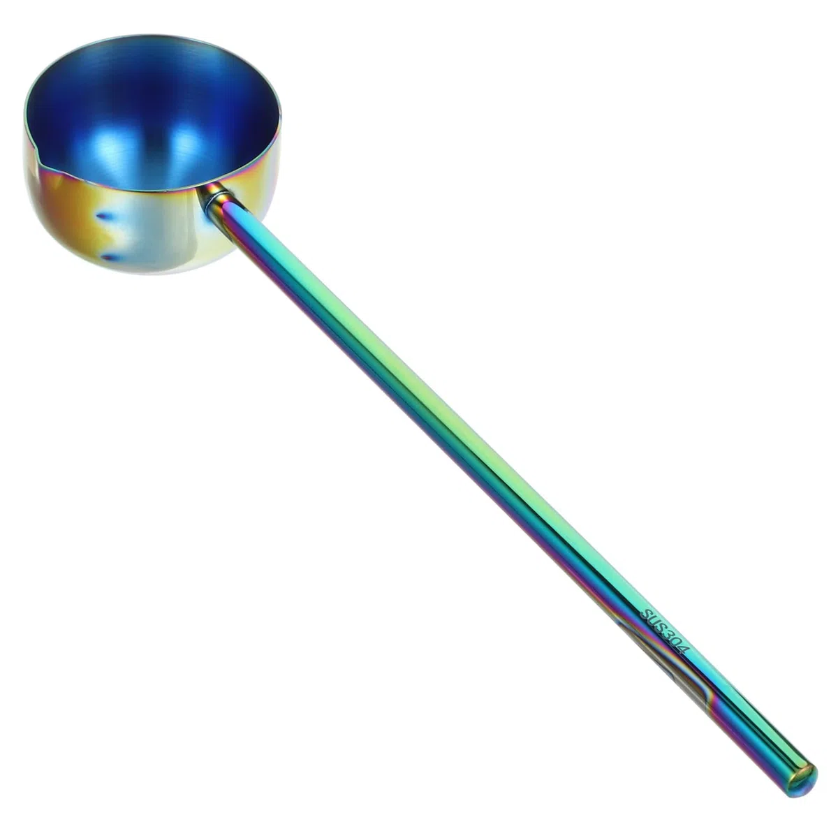 5 Piezas Cuchara De Acero Inoxidable Cucharón De Metal Cucharones De Cocina Para Olla Cucharón De Sopa De Acero Inoxidable Cucharones Para Cocinar Cuchara Para Calentar Aceite MAGICLULU