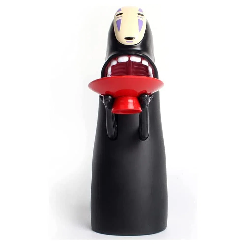 DUTTY Hucha Masculina sin Rostro de Dibujos Animados exquisitamente elaborada, con Efectos de Sonido, Movimiento Flexible y deglución automática de Monedas.