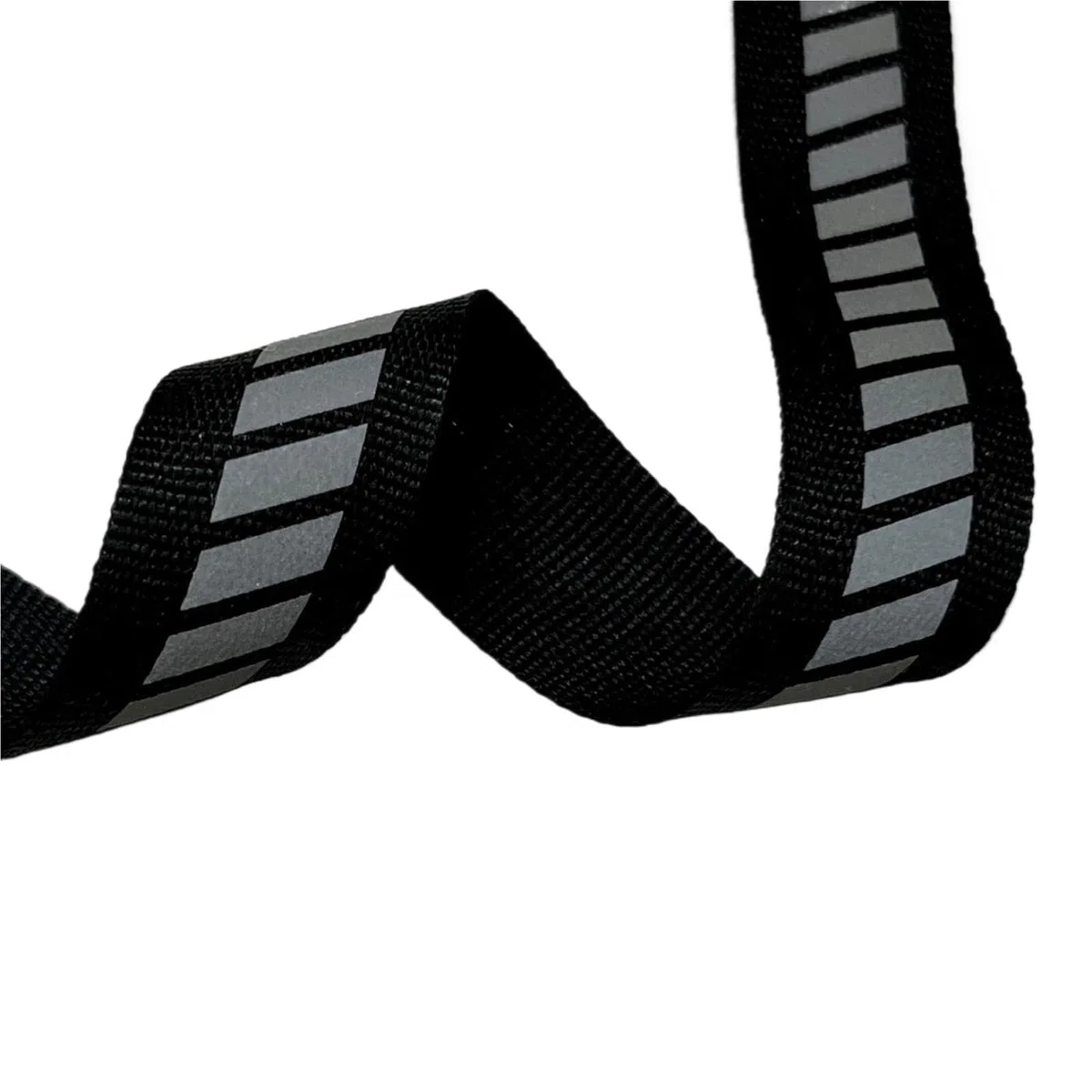 Tejido reflectante para ropa, Cinta de tela reflectante for manualidades de costura de ropa, 2 cm x 50 yardas, multicolor(Black)