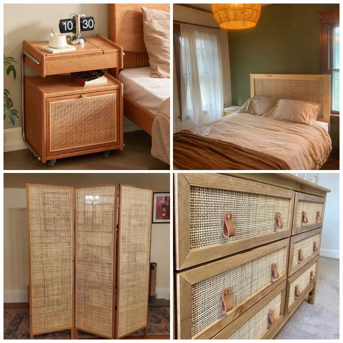 Rejilla Mimbre Natural 65 x 100cm, Ratan Rollo Mimbre, Mimbre Rollo, Rattan, rollo ratan, Ratan Natural por Metros, Rollo de Mimbre para Muebles, Silla ratan Aparador Cabecero Zapatero Armario ratan