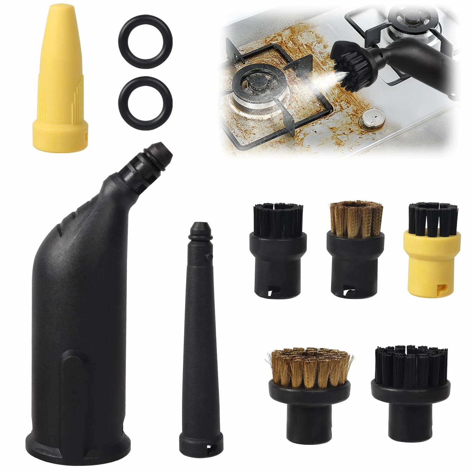 Repuesto para limpiadores de vapor, 10 accesorios para limpiadores de vapor para vapor, Karcher SC3 SC1 SC2 SC4 SC5 SC7