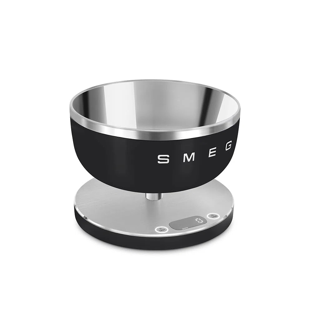 Smeg Báscula de cocina digital 'Negro mate'