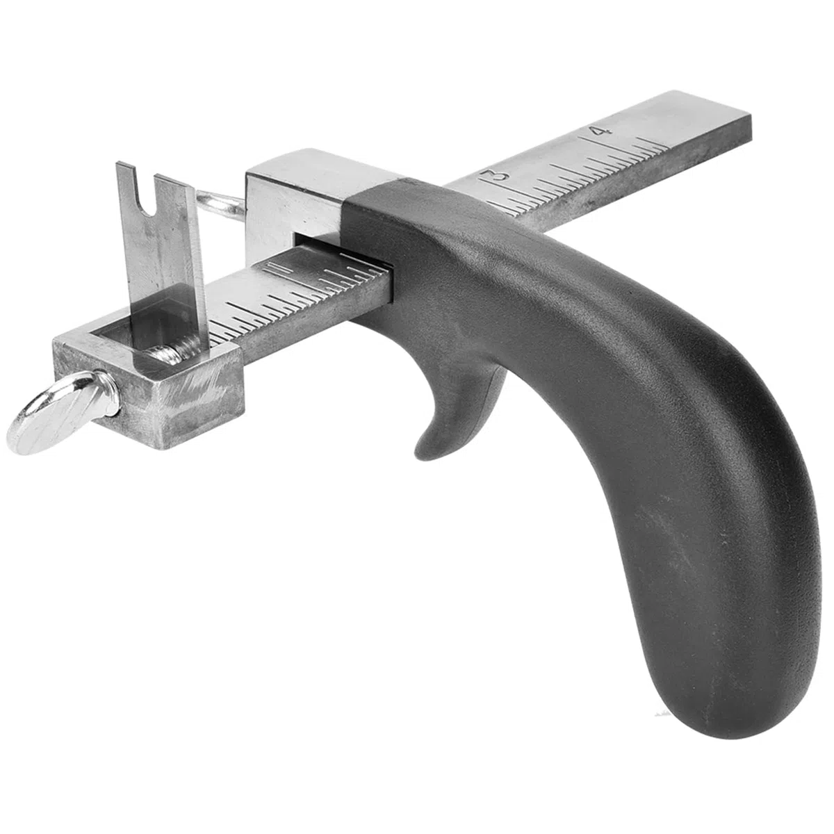 Cortador de cinturón de piel, cortador de cinturón de piel, herramienta de corte de cuero ajustable, con mango de aluminio, herramienta de corte de cuero
