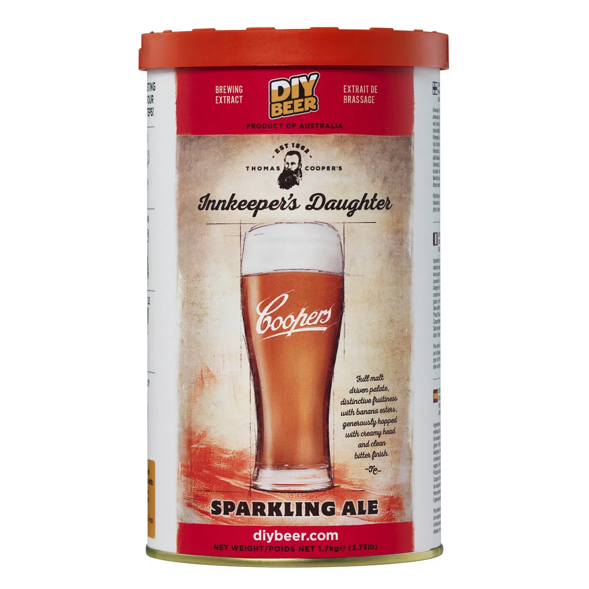 Coopers - Juego de elaboración propia de cerveza casera concentrada