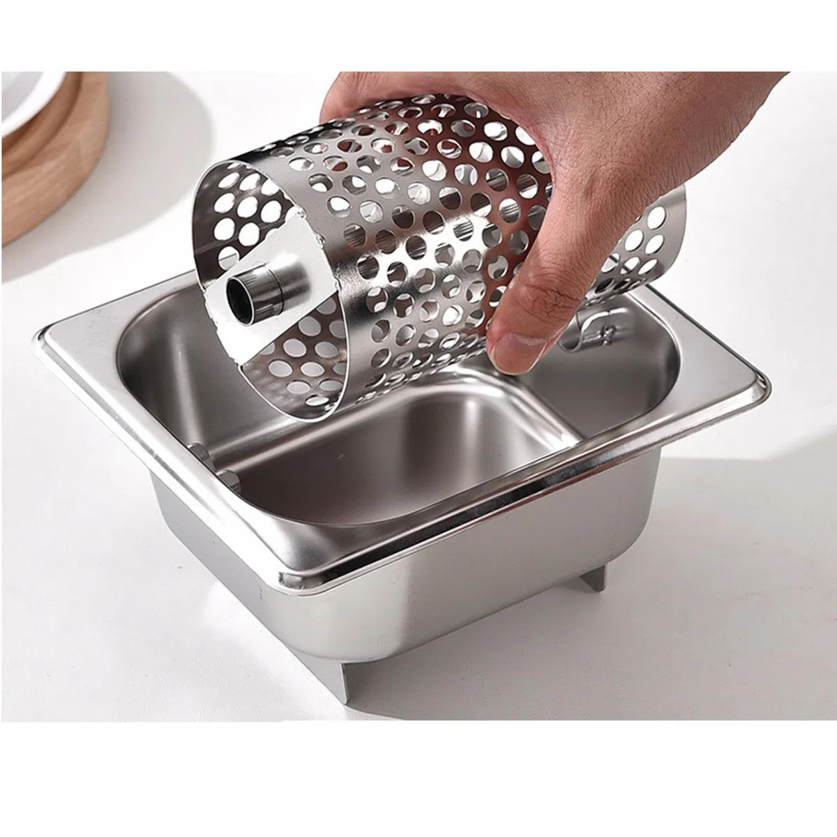 Amagogo Rodillo de de Acero Inoxidable con Diseño Resistente. Herramienta Perfecta para en Pasteles, Tanto para Uso Domést