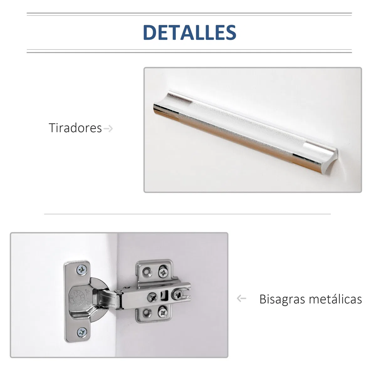 HOMCOM Mesa Armario Movil Mueble TV con Ruedas y 2 Puertas 60x35x65cm | de Madera, Consola Cajonera