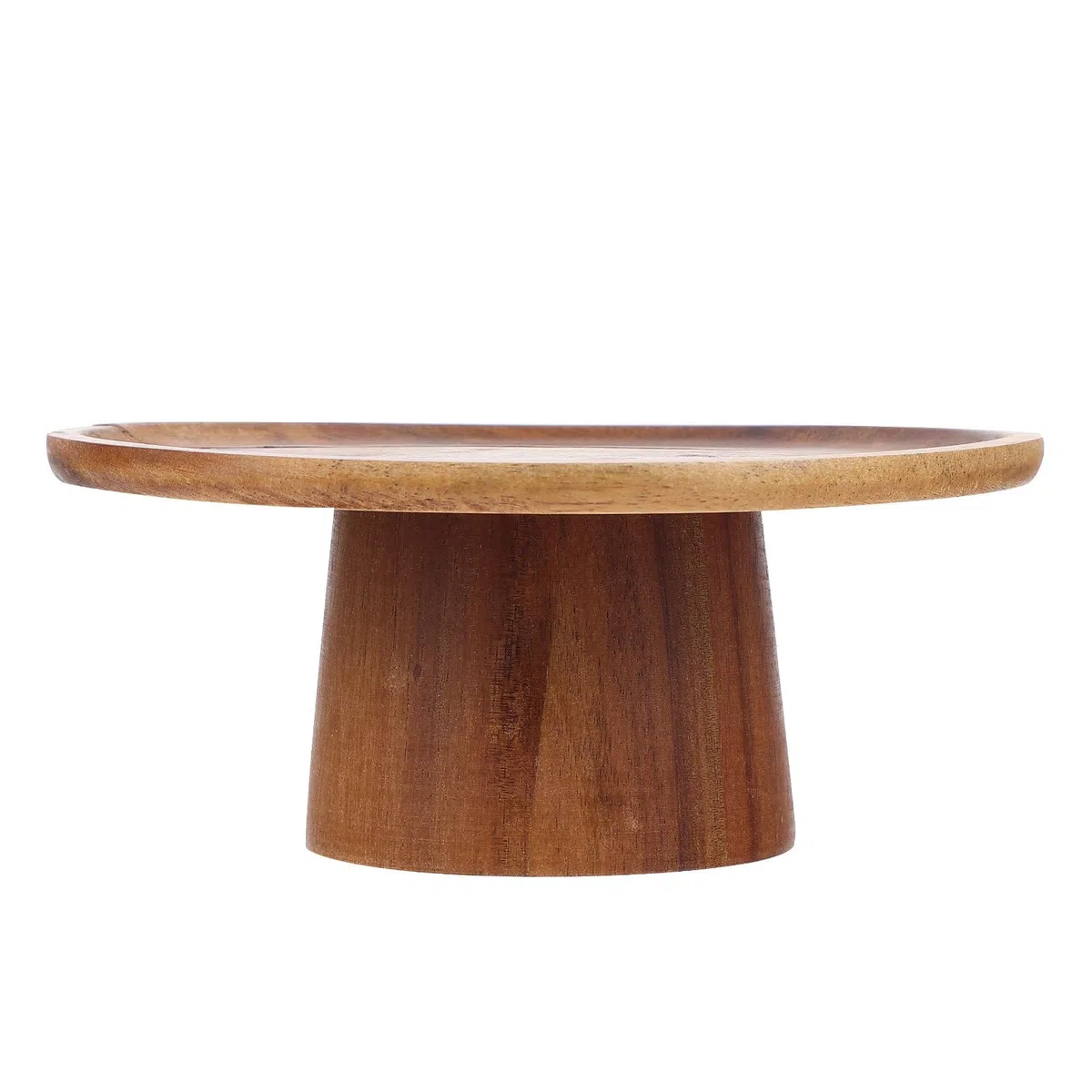 Soporte para Pastel de Madera Resistente y Elegante Diseño Alto, Adecuado para Decoración de Hogar y Baby Showers, Incluye Práctica para Tartas y Postres