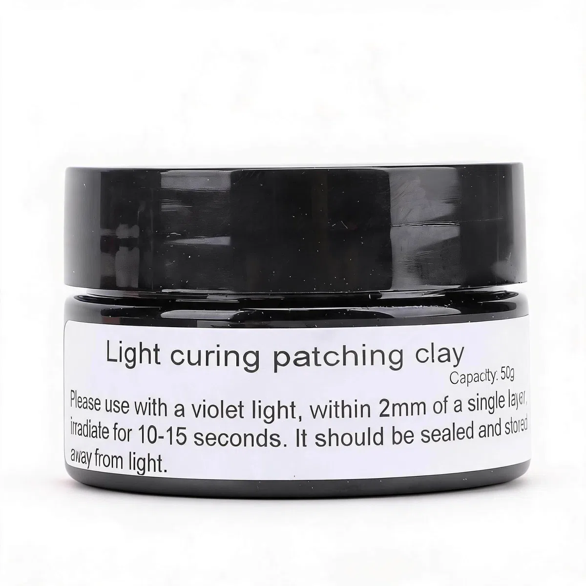 Sxhlseller Putty de Curado UV para Reparación de Impresión 3D - Curado Rápido, Uso Múltiple, Dureza Alta - 50 G de Compuesto de Relleno de de Luz