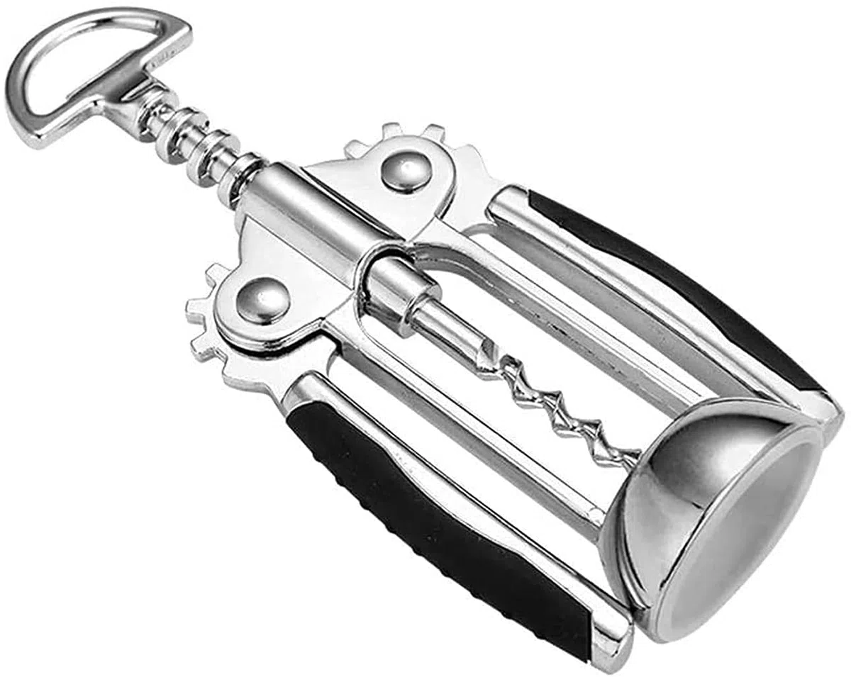 sacacorchos, El mejor abridor de botellas de vino for camareros y camareros profesionales. Abridor de vino con doble bisagra The Wing Corkscrew