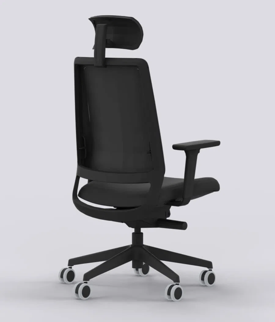Silla de Oficina ergonómica Negra Top Gama Profesional Sense Silla o sillón de Escritorio