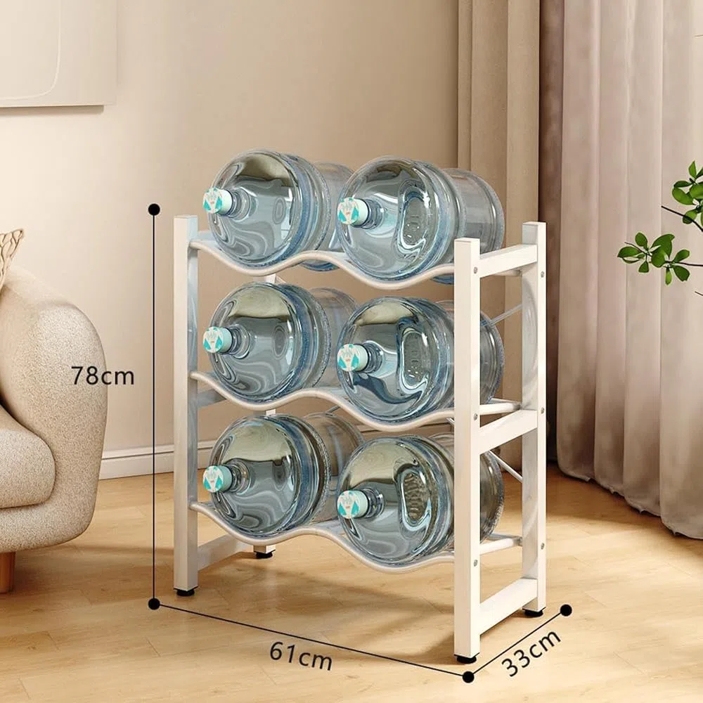 Soporte Resistente para Botellas de Agua, Apto para dispensadores y enfriadores de Agua (5 Soportes N), Ideal para el hogar y la Oficina.