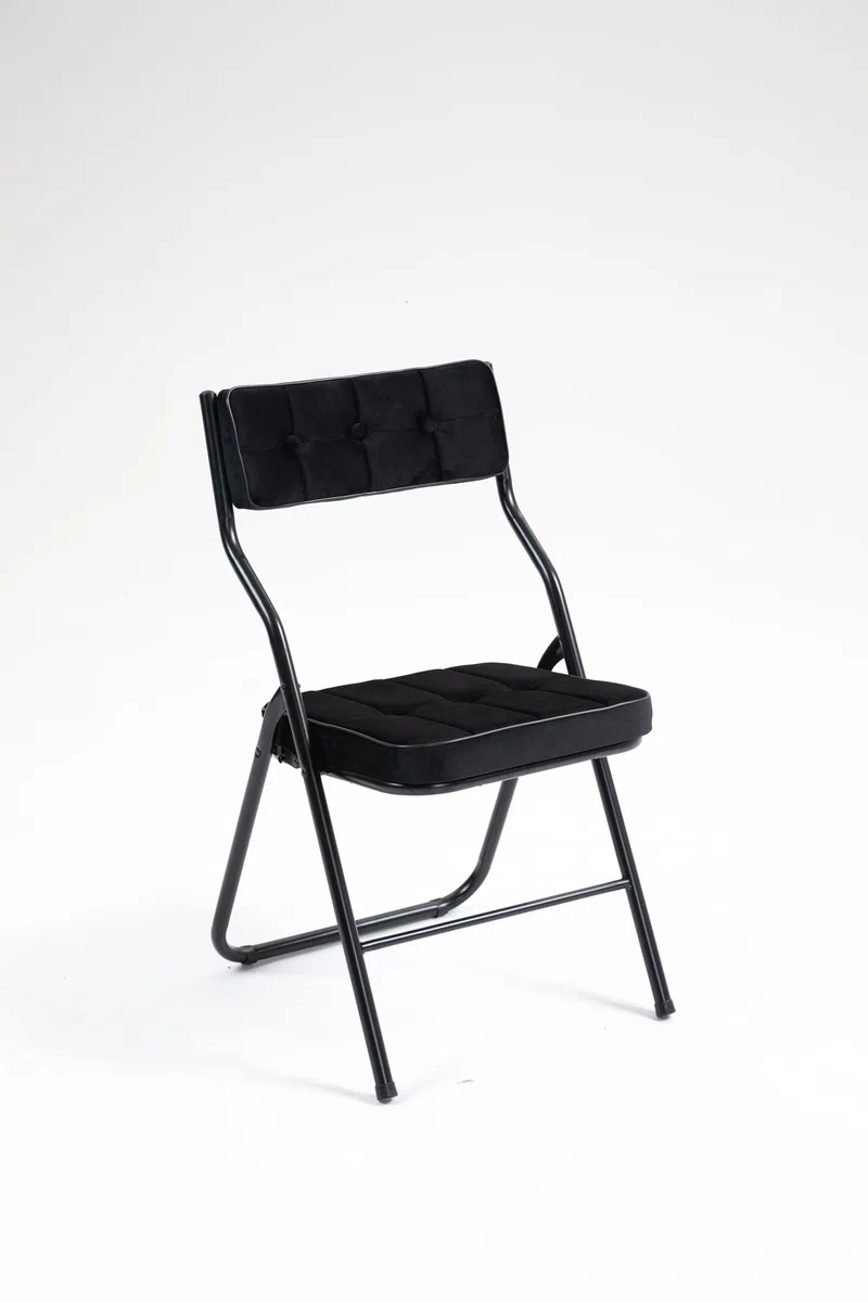 Homgoday Silla Plegable con Asiento y Respaldo Acolchados - Pack de 2 para Comedor y Exterior