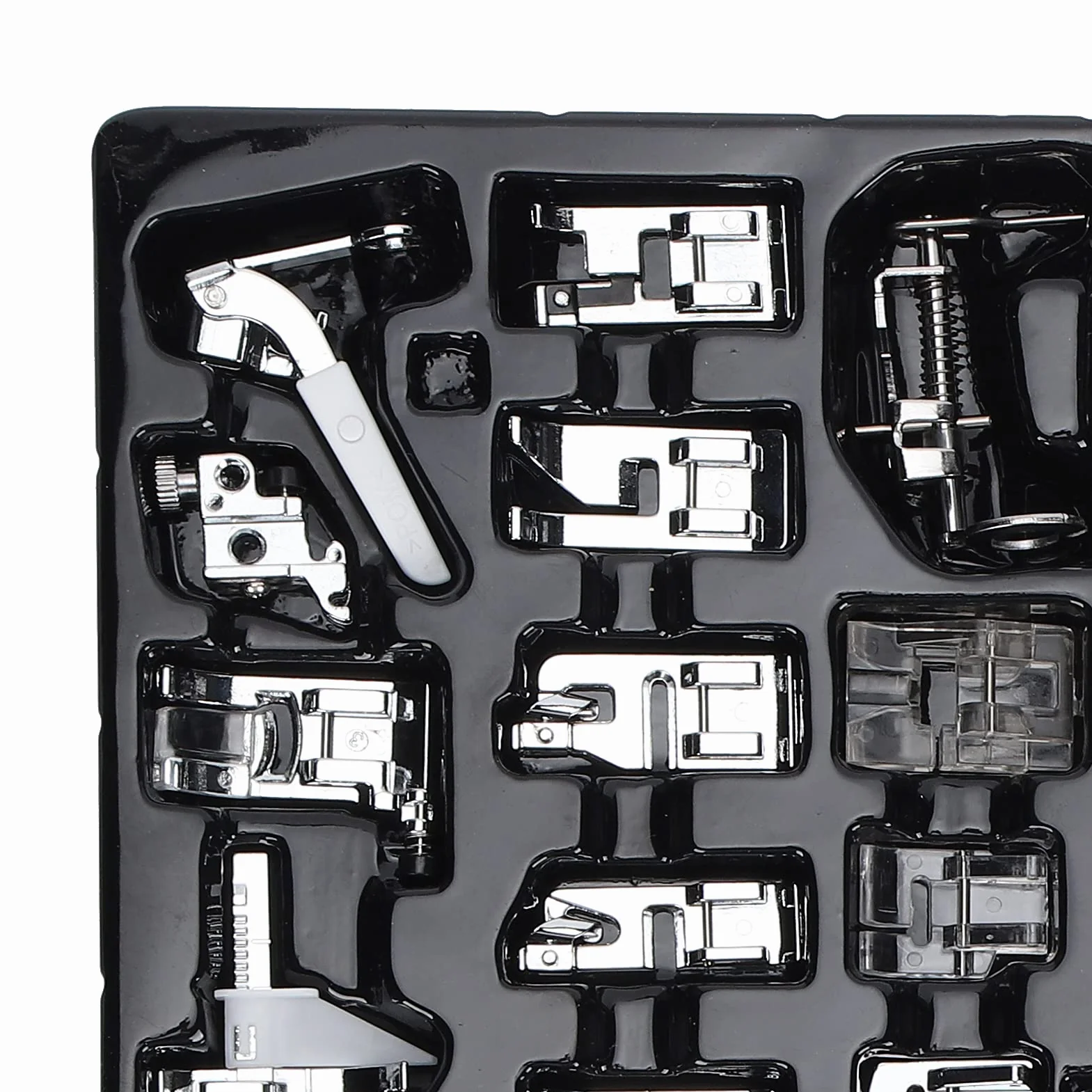 Generic Juego de Prensatelas para Máquina de Coser Doméstica, 82 Uds., para Proyectos de Costura Domésticos con Accesorios Duraderos de Acero Inoxidable