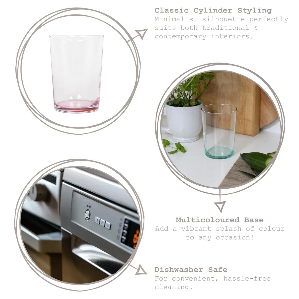 Lav 52429 Vaso Sidra Pastel, 520Cc, Colores Surtidos
