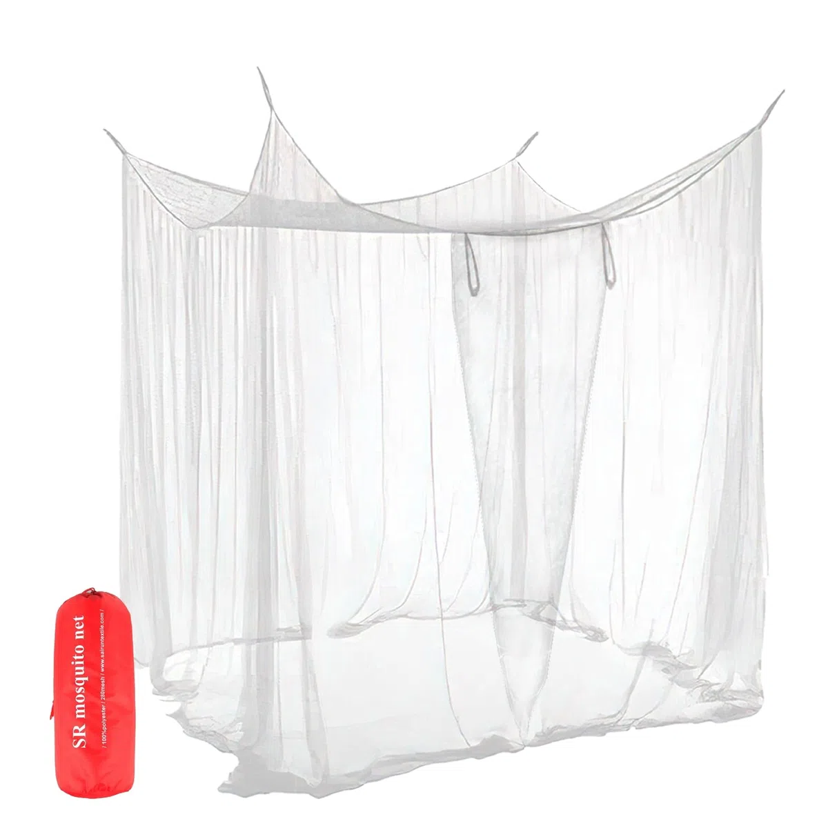 Mosquitera Cama Mosquitera Grande Exterior/Interior, Tela Mosquitera Cama Matrimonio/Individual, Mosquitera Cuadrada para Terrazas, Cenadores, Jardines, Piscinas y Balcones 200x200x220cm