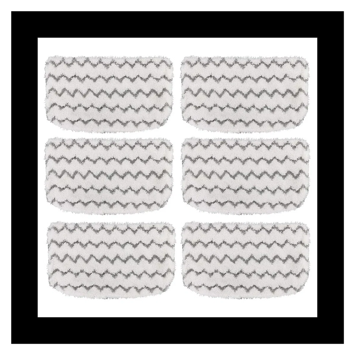 Paquete De 10 Almohadillas De Repuesto For Fregona A Vapor. Compatible con Shark S1000 S1000A S1000C. Trapeador De Repuesto De Microfibra