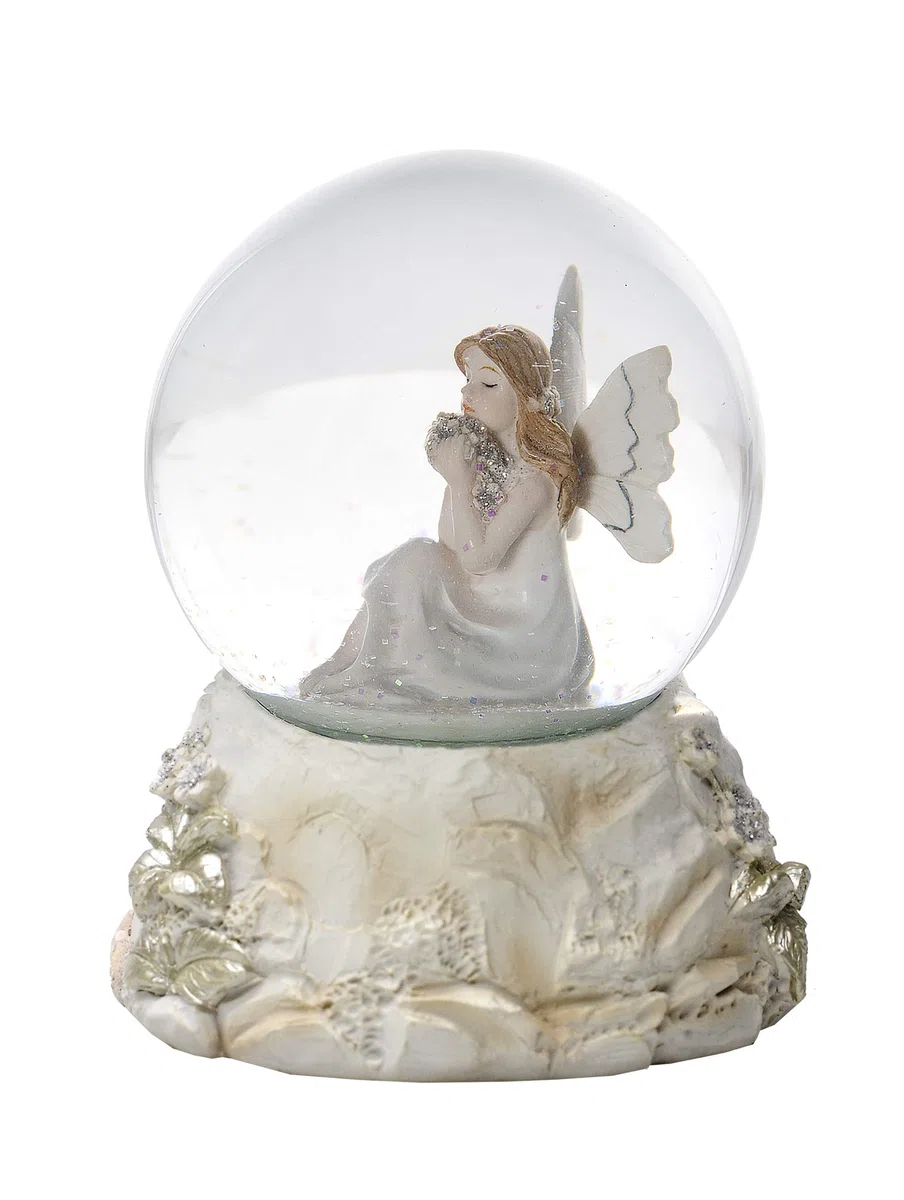 Mousehouse Gifts Glola de Nieve Decorativa con Hada Adornos