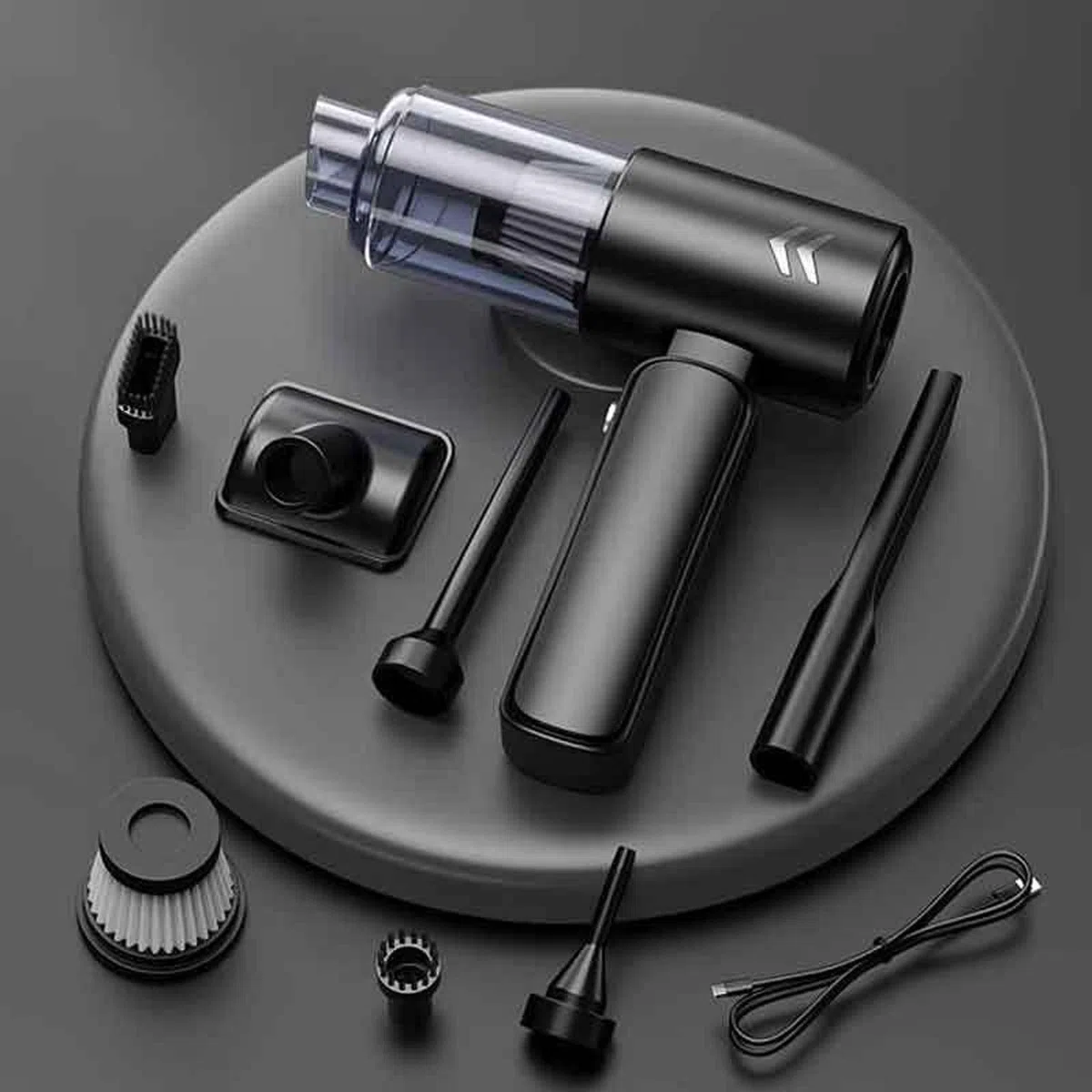 aspiradora para Coche, Aspiradora portátil 4 en 1 for Coche con tecnología de Carga rápida