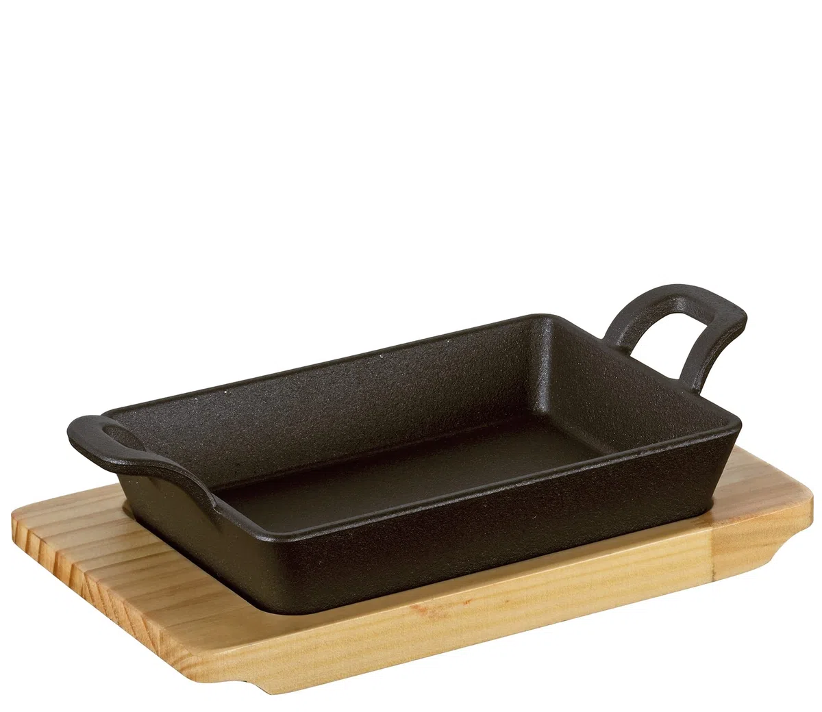 Küchenprofi - Sartén para servir BBQ con bandeja de madera de pino incluida, 305051015