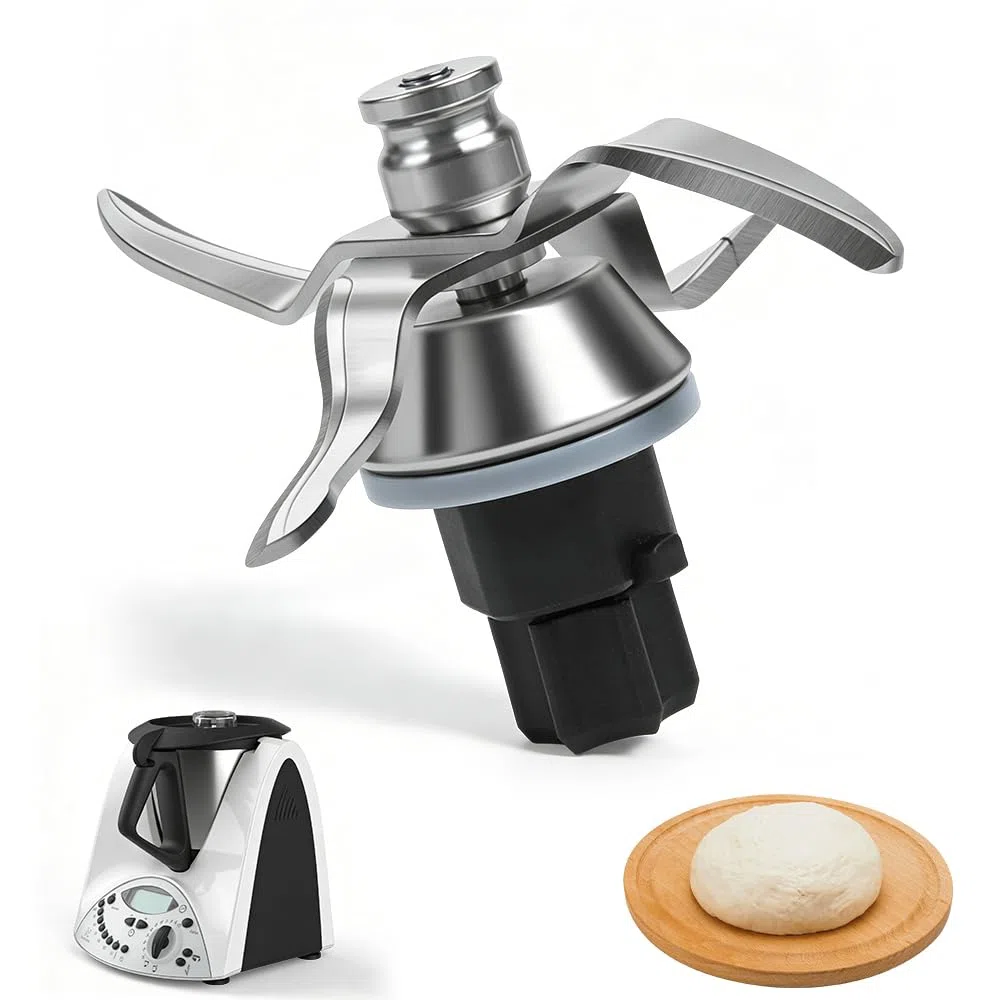 Cuchillas para Thermomix TM31, HOVCEH Cuchilla para Thermomix TM31 con Juntas de Sellado, Accesorios para Thermo.mix en Acero Inoxidable para Robot de Cocina