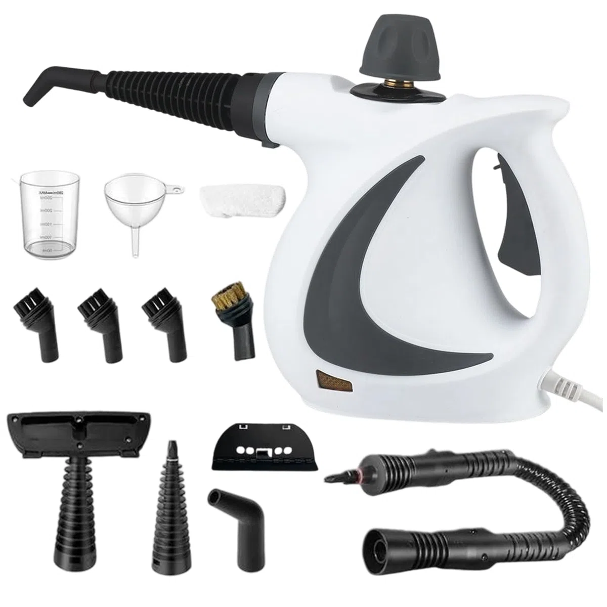 Limpiador a vapor 12 accesorios, eléctrico | Limpiador a Vapor para Azulejos Suelos, Alfombras, Tapicería, Muebles, Sofá, Zonas de Mascotas, Azulejos, Madera, Ropa,
