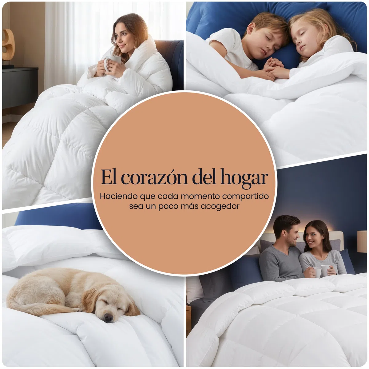 Utopia Bedding Edredón nórdico 220x240 cm, Edredón para Todas Las Estaciones para Cama 135/150 con 280 gr/m² Filamento de Poliéster en 100% Microfibra (Blanco)