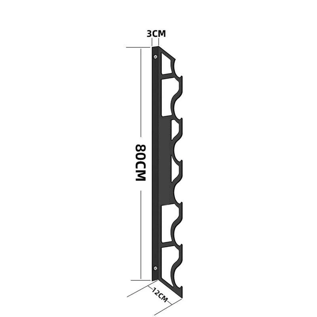 Estante de almacenamiento de rollo de tela para montaje en pared, estante de metal resistente para vinilo y tinte, organizador grande de material de carteles y pancartas