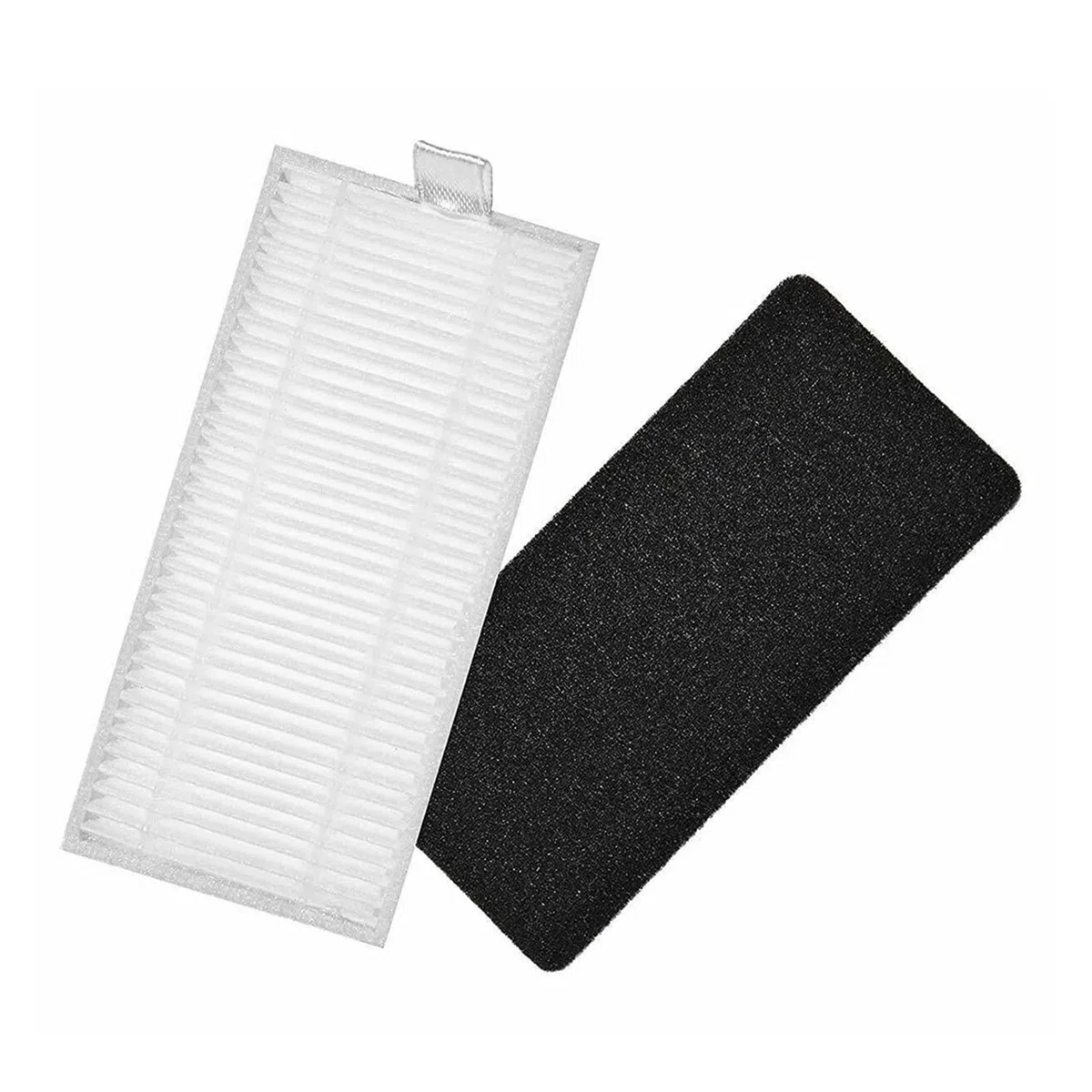 SteFik Kit de Filtro de Cepillo Lateral de Cepillo Principal de Rodillo de aspiradora. Compatible con Kits de repuestos de Robot Aspirador EcoVacs Deebot 500 600 601 711.