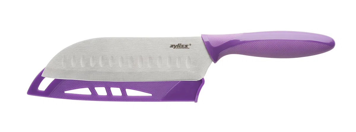 Zyliss E920144 Juego de Cuchillos de 6 Piezas, Múltiples Tamaños, Acero Inoxidable, Multicolor/Blanco, Cuchillos de Cocina Multiusos, Apto Para Lavavajillas