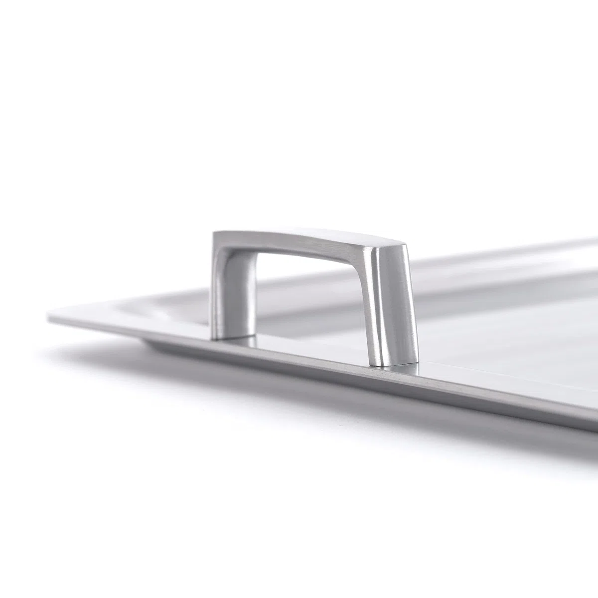 BergHOFF Teppanyaki - Placa de acero inoxidable para inducción (34,5 x 36,2 x 5,8 cm), color plateado