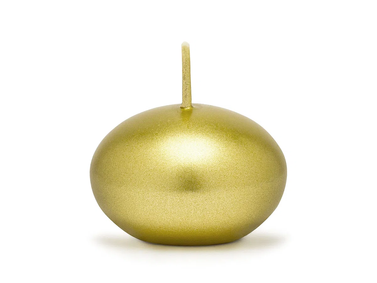 Partydeco - Velas flotantes, color dorado