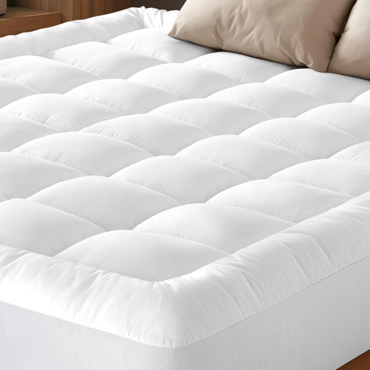 Cubrecolchón Cloud-Like Comfort - Microfibra ultrasuave y transpirable - 90 x 190 cm, bolsillo profundo