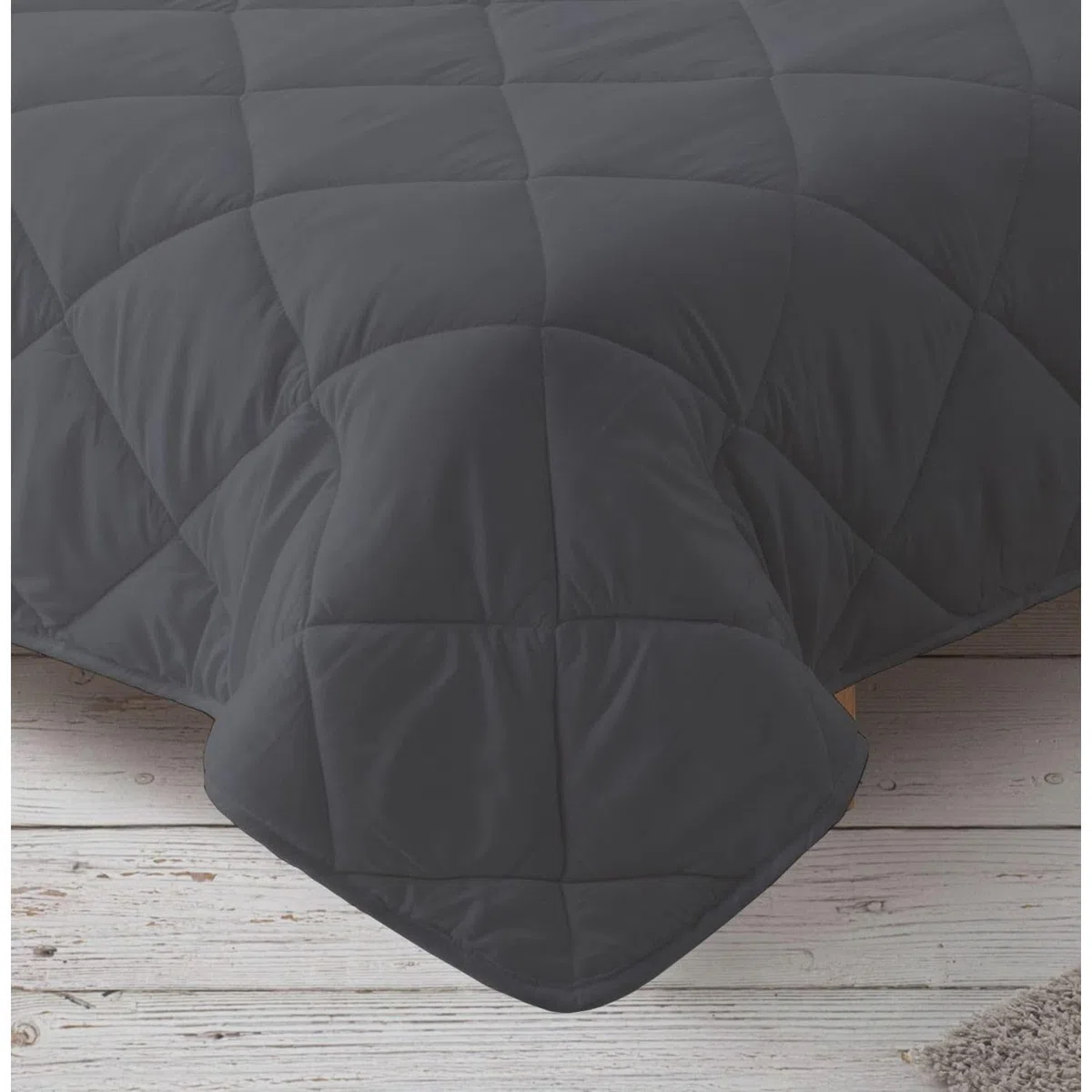 Donegal Collections Edredón Nórdico Cama 150/160-240x220 cm Reversible Bicolor Gris Oscuro/Gris Claro - Relleno Nórdico Invierno/Otoño 300 gr/m² - Funda Nórdica Ligera 100% Fibra y Antiácaros