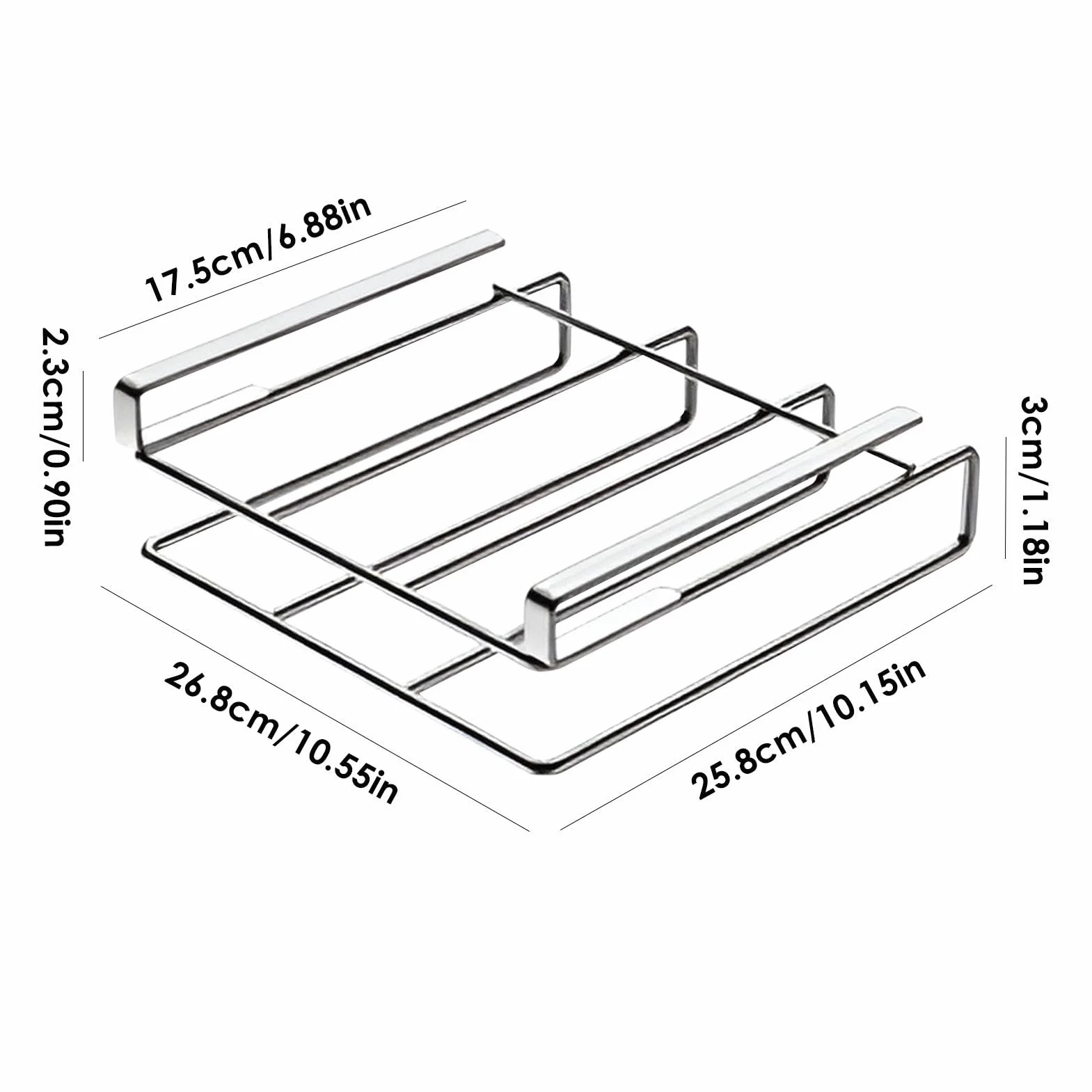 Soporte para tabla de cortar debajo del gabinete, soporte para tabla de cortar debajo del gabinete, soporte multifuncional para tabla de cortar con gancho para puerta de armario, utensilios de cocina