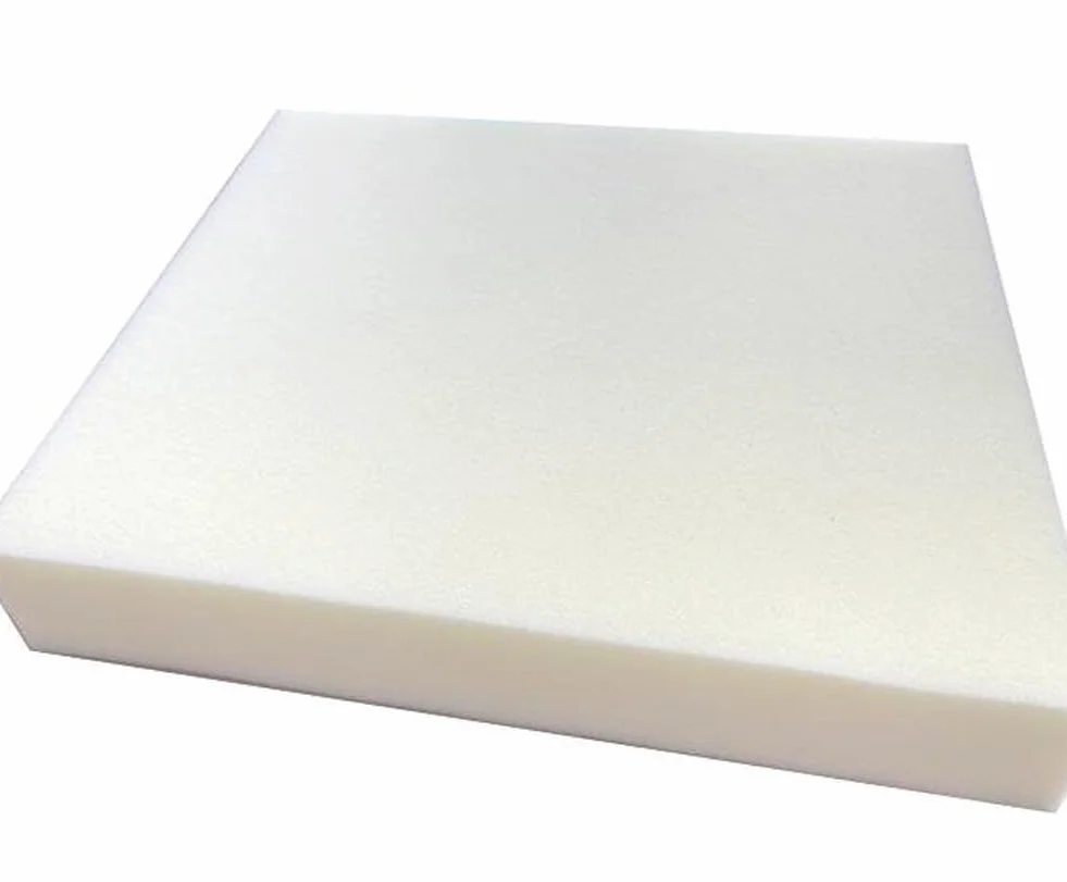 Genérico cojín del Asiento Espuma viscoelástica de Alta Densidad Blanca de 3/5/7/10 cm de Grosor, Esponja para tapicería, cojín de Repuesto para Asiento de sofá o Silla, Espuma Artesanal para bricola