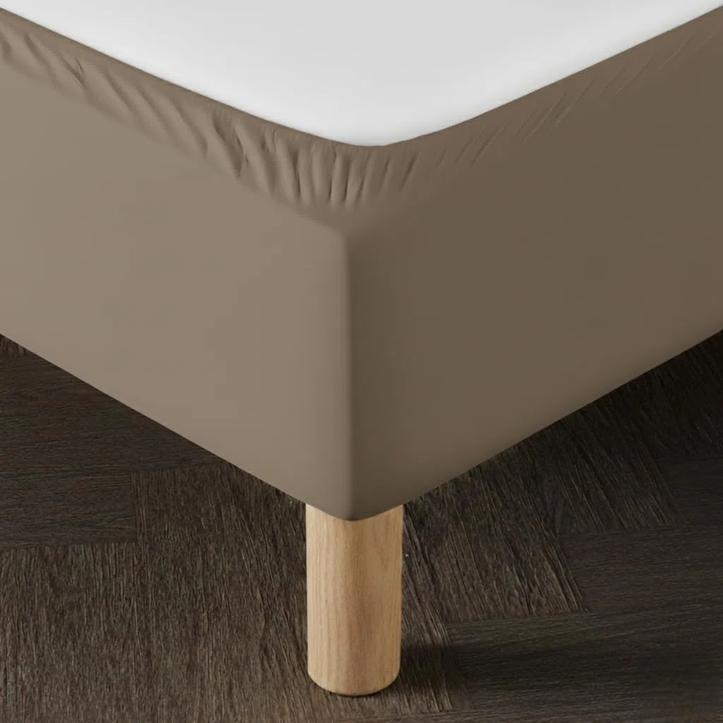 Cubre Somier 90x190 Topo – Tejido Suave y Elástico – Resultado Impecable – Fácil de Instalar