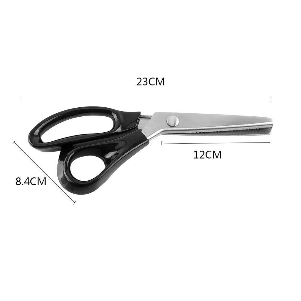 Tijera de Pellizco, Tijeras de Dentado Tijeras para Tela, Tijeras de Dentado para Papel, Tijeras de Dentado Pequeñas para Tela Tela Triángulo Decorativo Borde Tijeras de Dentado (3 mm)