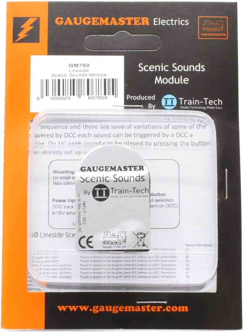 Gaugemaster- Módulo de Sonido, Color Negro, Small (GM780)