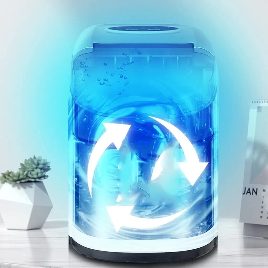 Fabricante de Hielo pequeño Mini Mini Mini Mini Retro Redondo de Hielo Fabricante de Cubos de Hielo