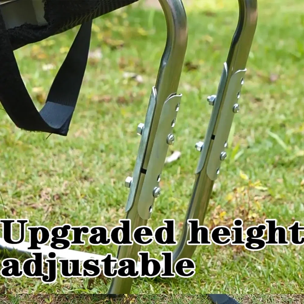 Asiento de rodilla ajustable mejorado para jardinería para jardinería segura, soporte para albañiles, incluye instrucciones en inglés (idioma español no garantizado)