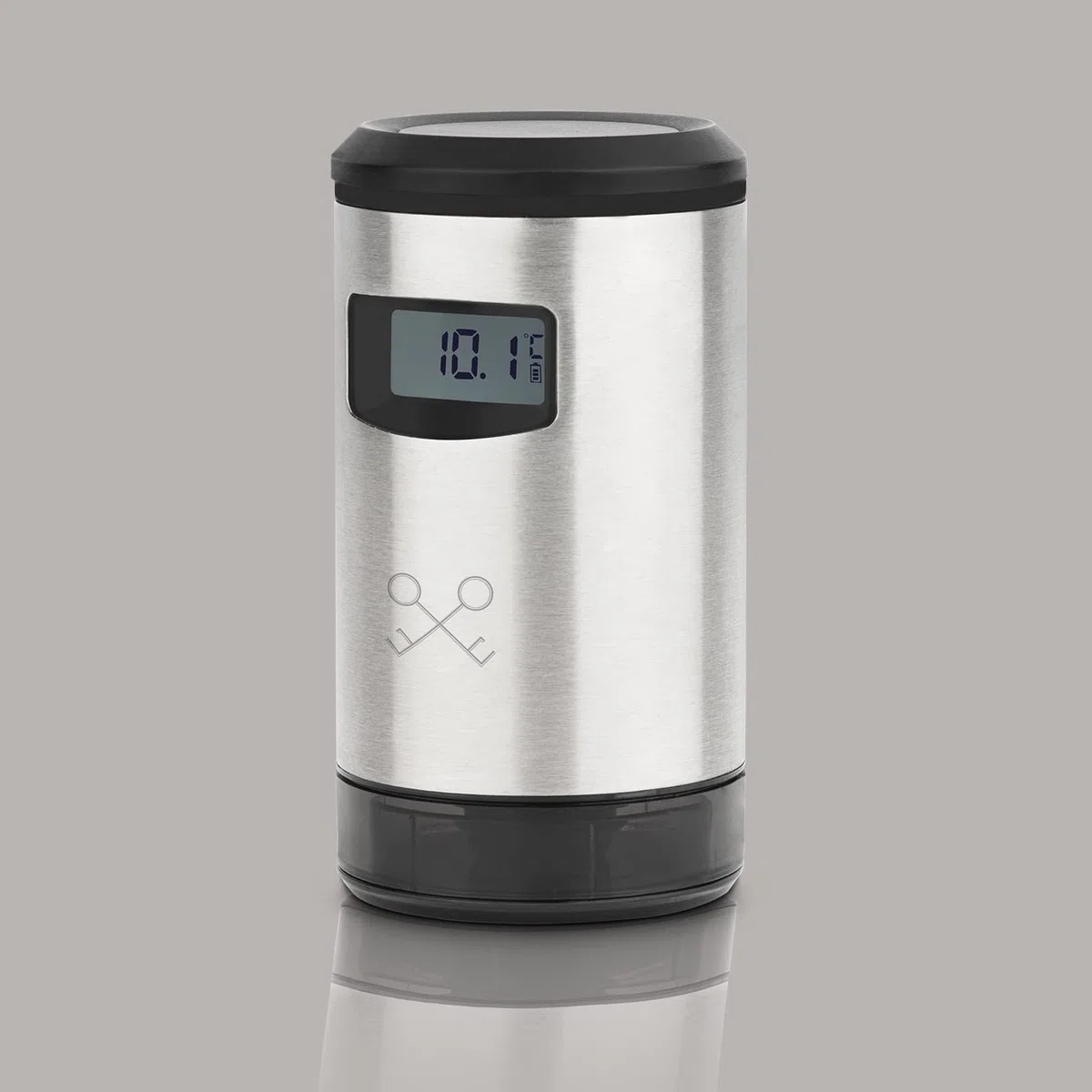Les Petits Champs WOM820 Bomba de Vacio Electrica para Vino, Deteccion Automatica de Presion, LCD, Libre de BPA, Cargador USB
