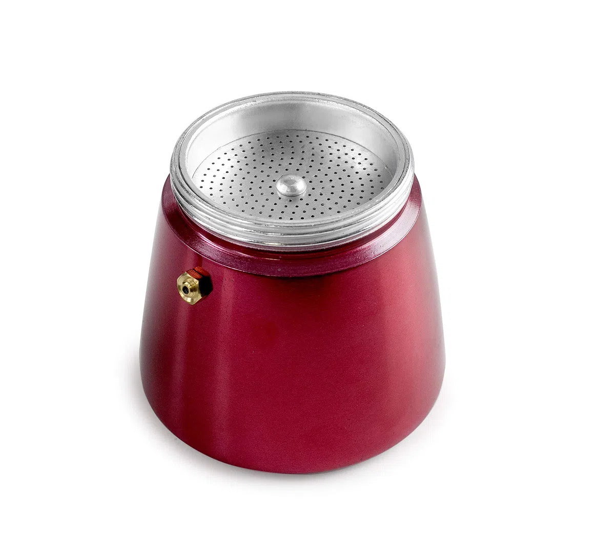 IBILI - Cafetera express Evva Red, 2 tazas, 100 ml, Aluminio fundido, Apto para inducción