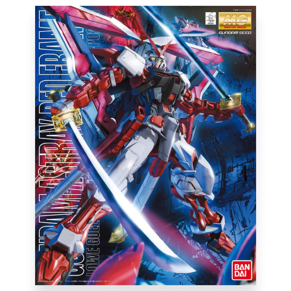 Bandai MBF-P02KAI Gundam Astray Red Frame Figura de Vinillo, 1:1000 Scale