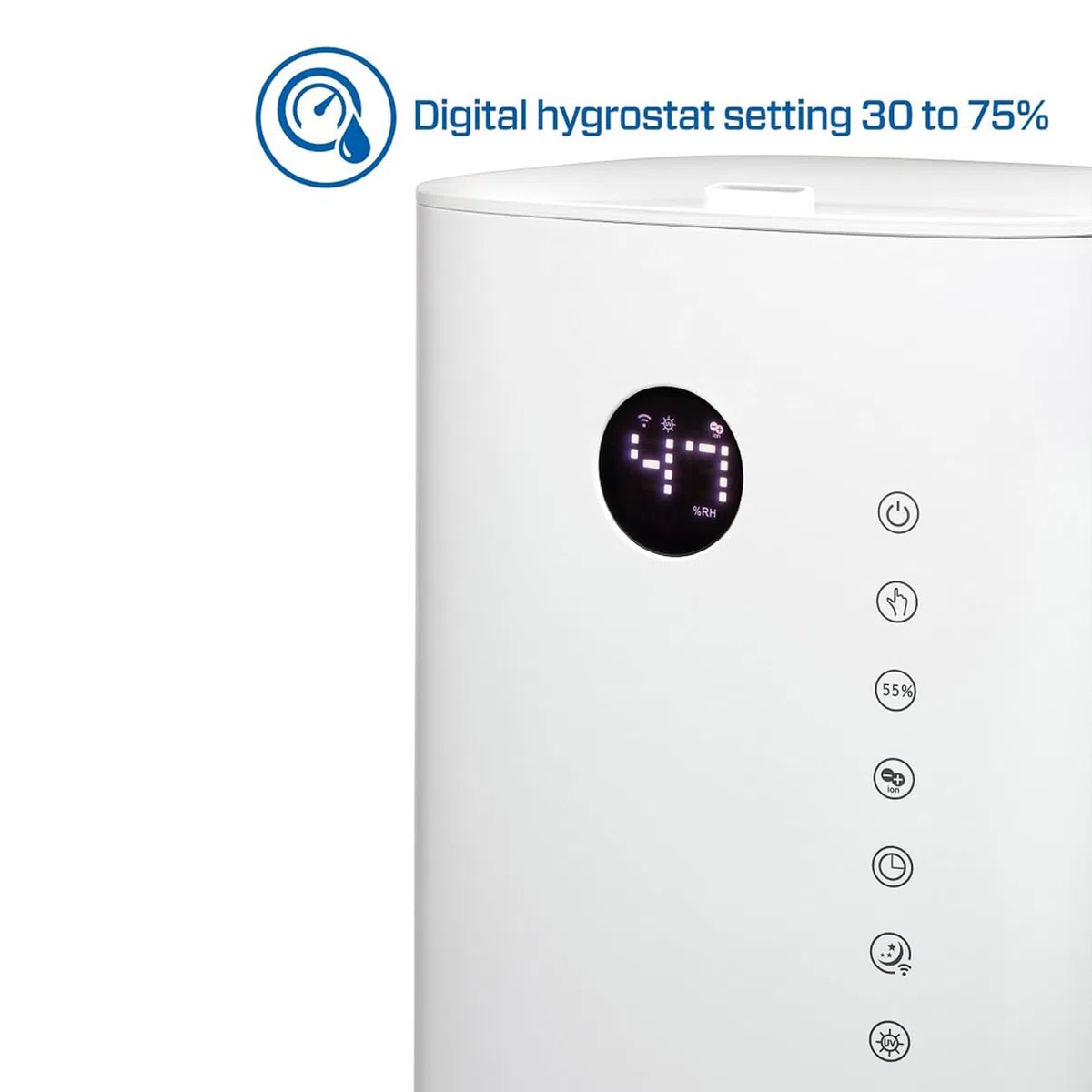 Clean Air Optima CA-604W - Humidificador de aire ultrasónico con iones